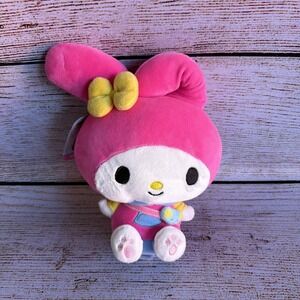 My Melody Plush Sanrio Hello Kitty Friends Hoodie Pink Big Head 9in NWOT